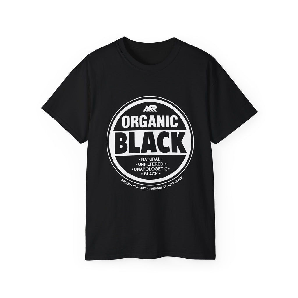 Afrocentric 'Organic Black' T-Shirt — Black Cultural Pride Tee