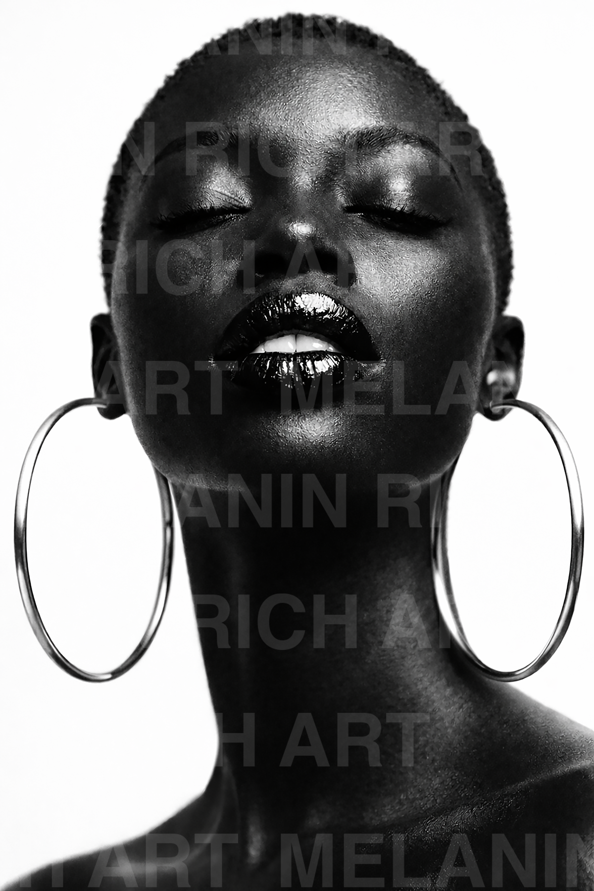 Black Is Beautiful – Bold Elegance Art Print Matte Posters