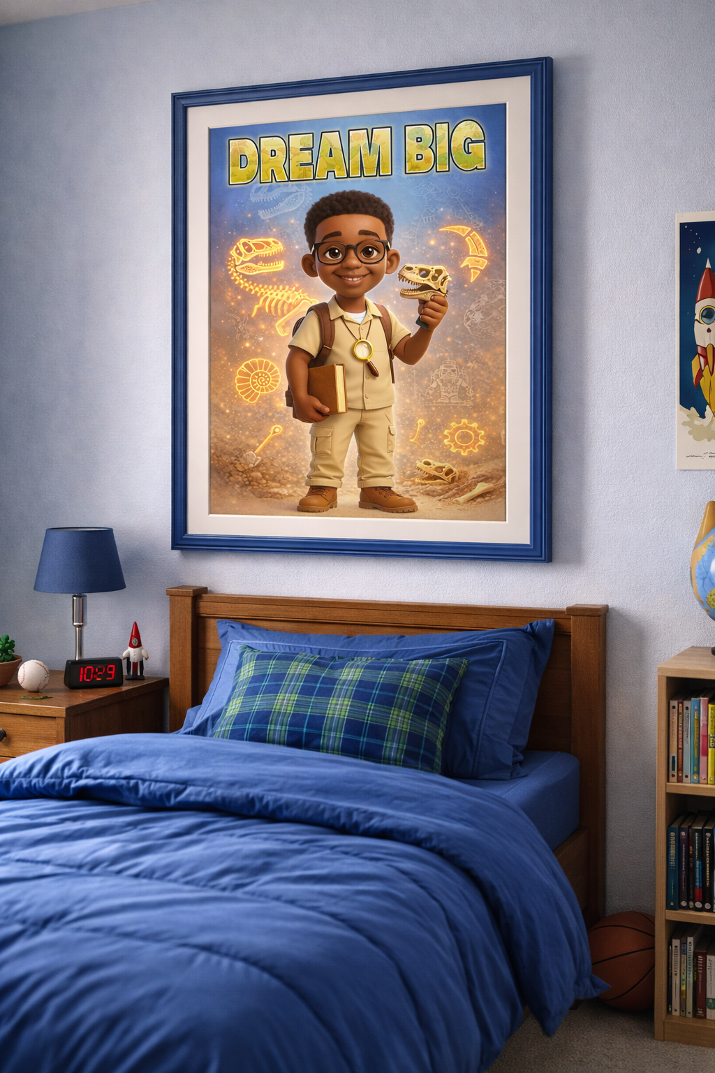 DREAM BIG – Young Explorer Inspirational Art Print