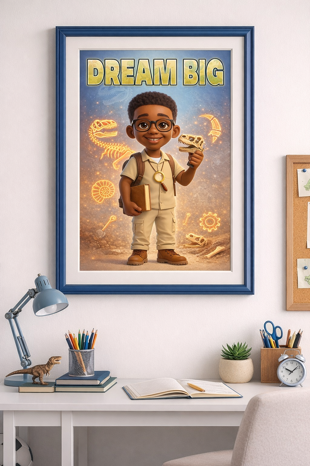 DREAM BIG – Young Explorer Inspirational Art Print