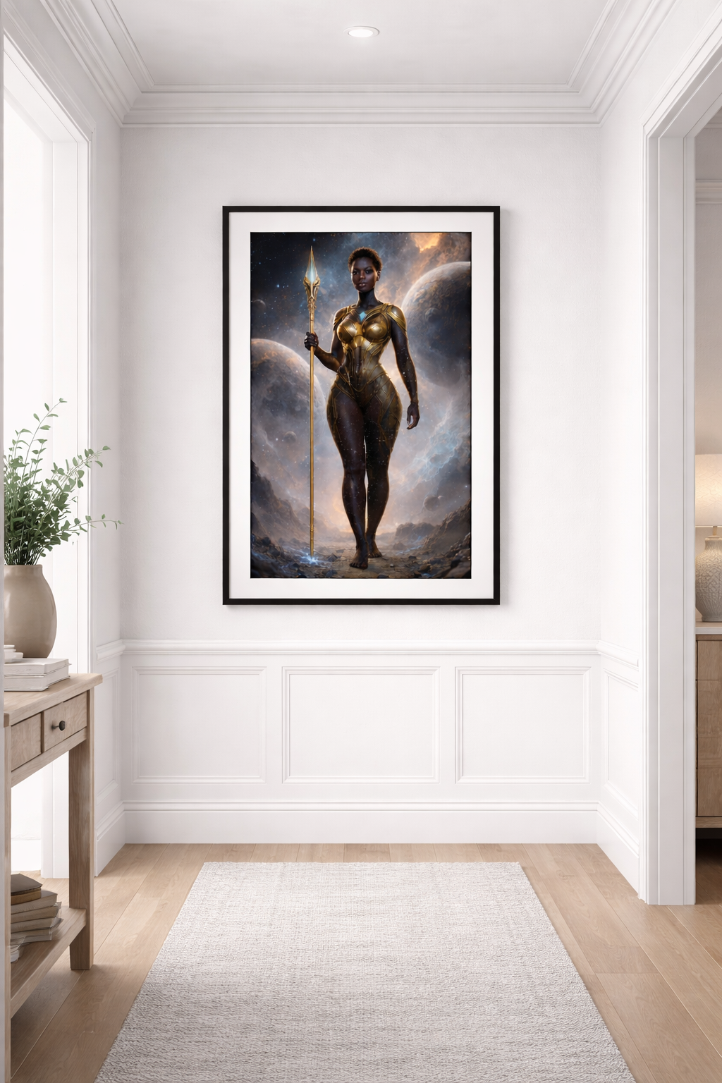 Creator Of Worlds – Cosmic Divine Feminine Art Print Matte Posters