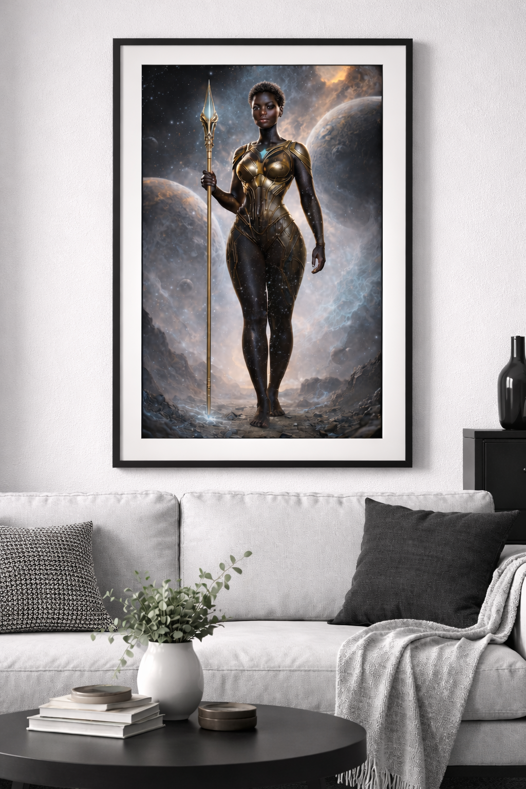 Creator Of Worlds – Cosmic Divine Feminine Art Print Matte Posters