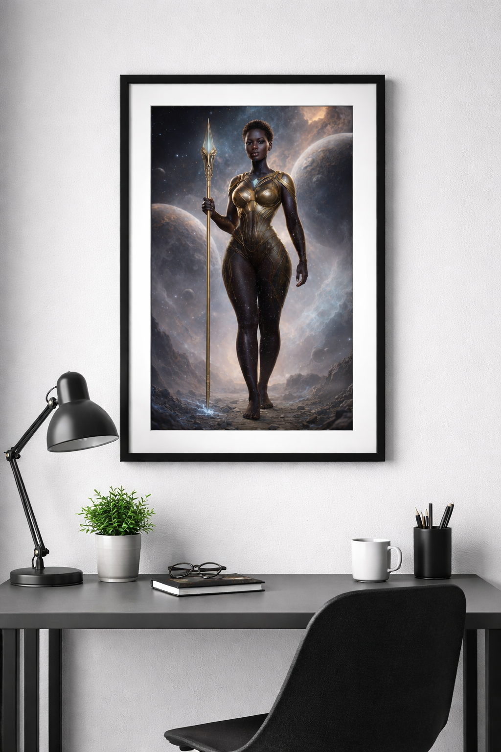 Creator Of Worlds – Cosmic Divine Feminine Art Print Matte Posters