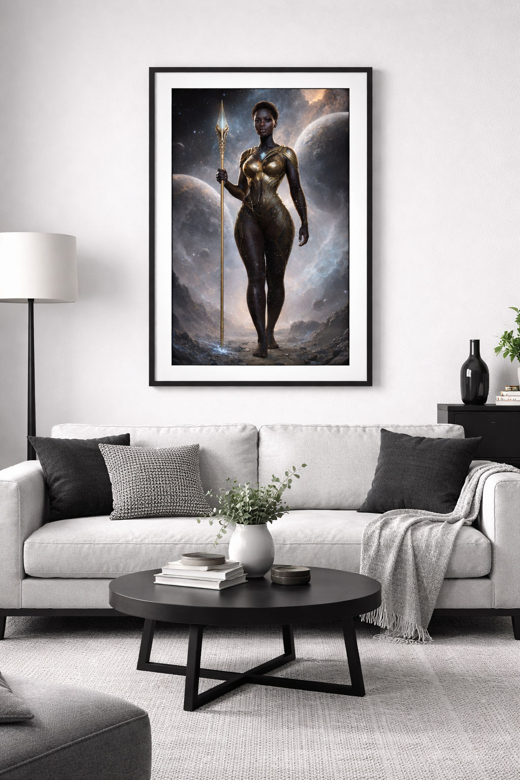 Creator Of Worlds – Cosmic Divine Feminine Art Print Matte Posters