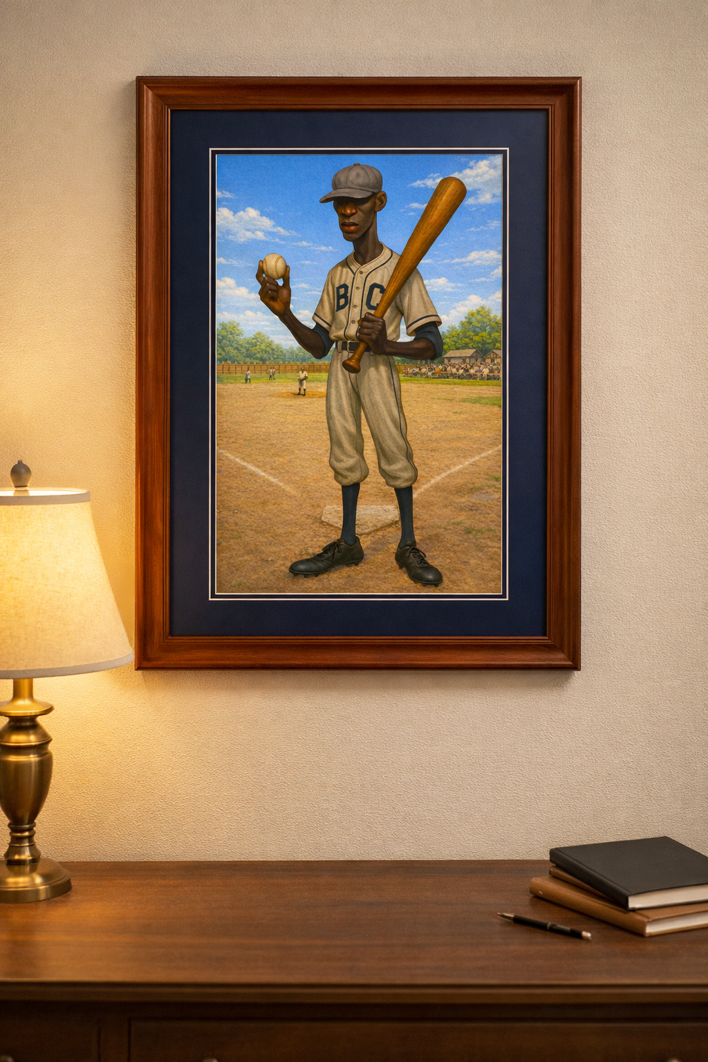 SPIRIT OF THE NEGRO LEAGUE LEGENDS – Vintage Baseball Heritage Art Print