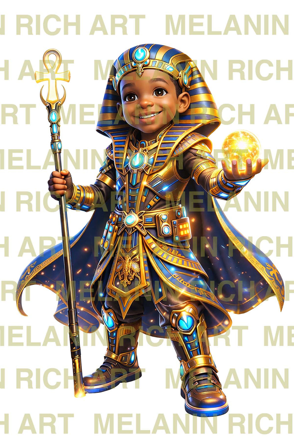 AFROFUTURE SCI-FI KIDS COLLECTION – CGI DIGITAL ART