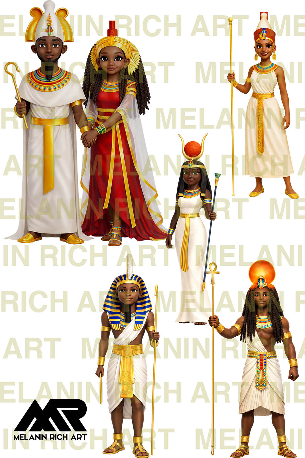 KEMETIC ROYALTY – PIXAR STYLE CGI COLLECTION