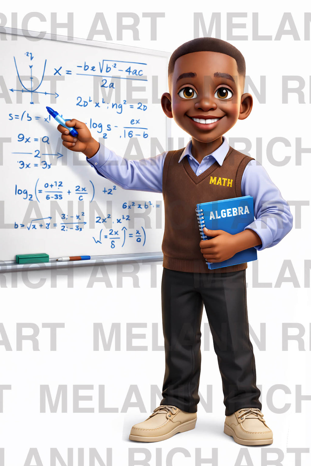 FUTURE STEM LEADERS – AFRICAN AMERICAN KIDS CGI COLLECTION