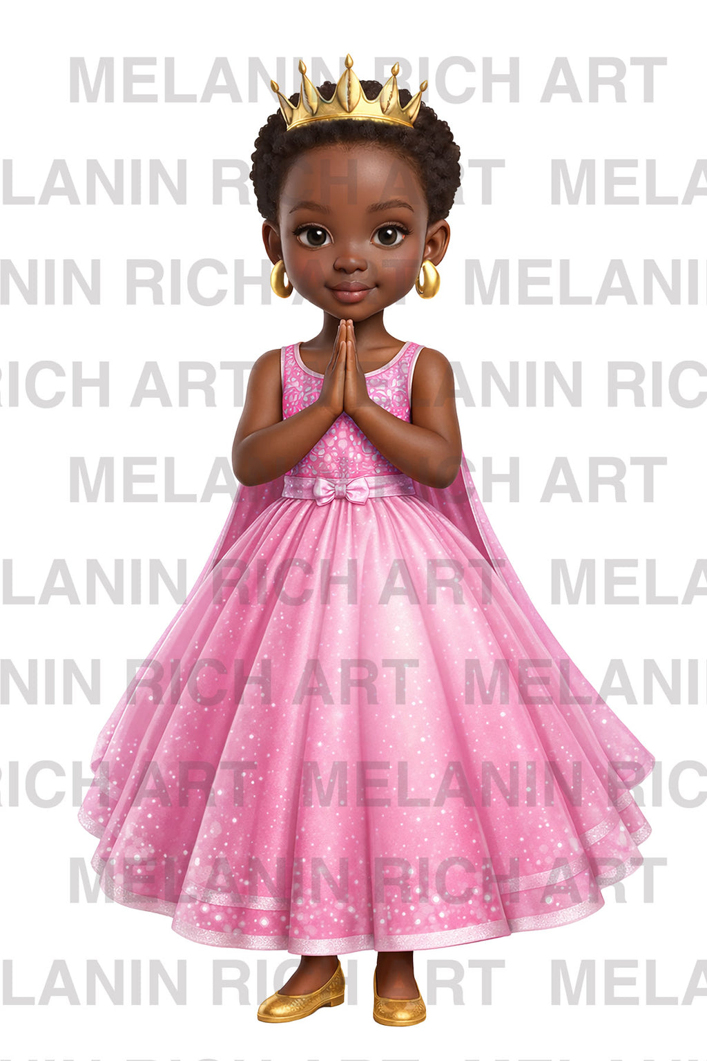 BLACK PRINCESS COLLECTION CLIP ART