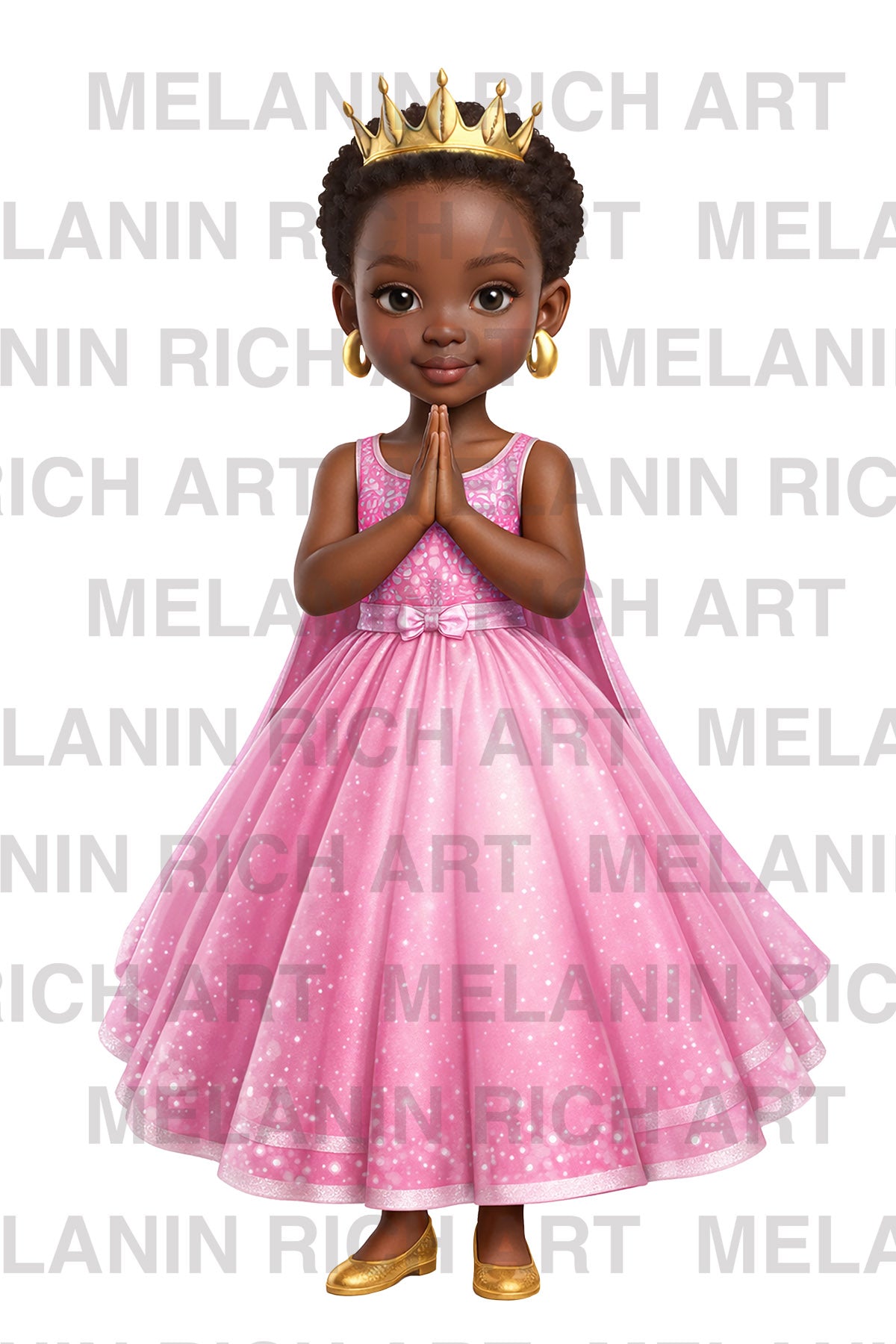 BLACK PRINCESS COLLECTION CLIP ART