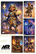 AFRO FUTURE SCI-FI KIDS POSTER COLLECTION DOWNLOADS