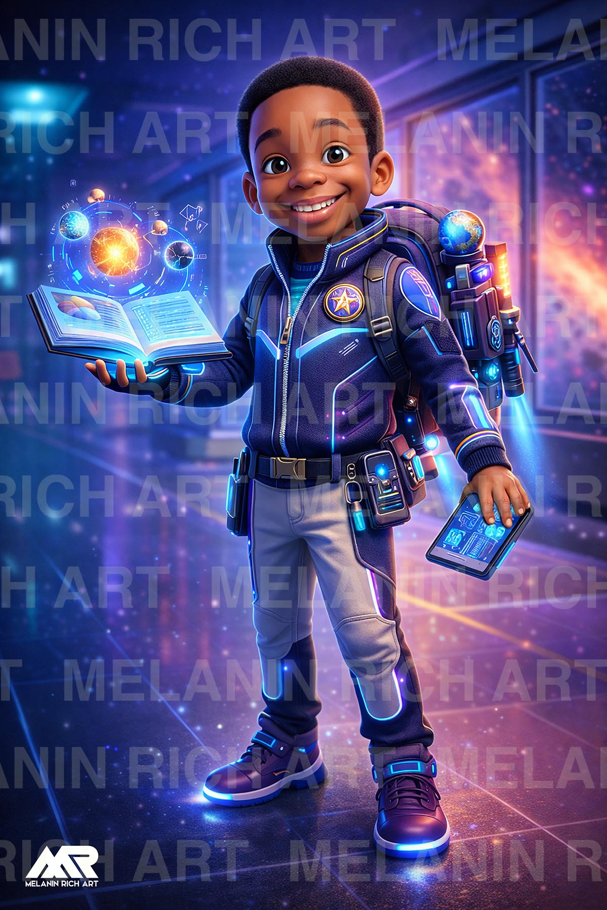 AFRO FUTURE SCI-FI KIDS POSTER COLLECTION DOWNLOADS