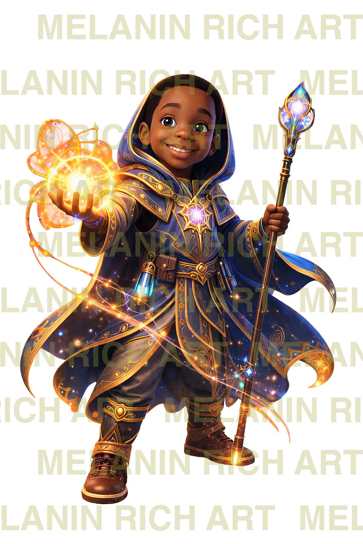 AFROFUTURE SCI-FI KIDS COLLECTION – CGI DIGITAL ART