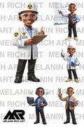 FUTURE STEM LEADERS – AFRICAN AMERICAN KIDS CGI COLLECTION